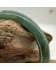 【肌容雪】天然緬甸A貨湖水綠美人條手鐲 編號394(鐲圍58.3mm#18.5號)
