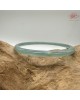 【肌容雪】天然緬甸A貨湖水綠叮噹鐲 編號395(鐲圍55.7mm#17.5號)