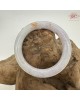 【肌容雪】天然緬甸A貨粉春灑金圓條手鐲 編號396(鐲圍55.7mm#17.5號)