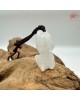 【肌容雪】天然緬甸A貨翡翠貓咪造型吊飾 編號398
