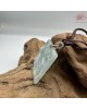 【肌容雪】天然緬甸A貨翡翠正冰飄花九尾狐造型吊墜繩 編號404