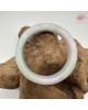 【肌容雪】天然緬甸A貨春彩翡翠正圈手鐲 編號405(鐲圍58.6mm#18.5號)