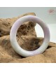 【肌容雪】天然緬甸A貨春帶彩翡翠圓條手鐲 編號406(鐲圍55.2mm#17.5號)