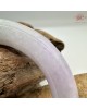 【肌容雪】天然緬甸A貨春帶彩翡翠圓條手鐲 編號406(鐲圍55.2mm#17.5號)