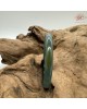 【肌容雪】天然緬甸A貨孔雀藍翡翠美人條手鐲 編號407(鐲圍58.0mm#18.5號)