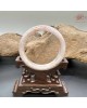 【肌容雪】天然緬甸A貨正冰粉色灑金翡翠正圈手鐲 編號408(鐲圍56.6mm#18號)