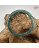 【肌容雪】天然緬甸A貨翡翠孔雀藍正圈手鐲 編號409(鐲圍56.2mm#17.5號)