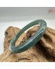 【肌容雪】天然緬甸A貨翡翠孔雀藍正圈手鐲 編號409(鐲圍56.2mm#17.5號)