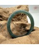 【肌容雪】天然緬甸A貨翡翠孔雀藍正圈手鐲 編號409(鐲圍56.2mm#17.5號)