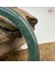 【肌容雪】天然緬甸A貨翡翠孔雀藍正圈手鐲 編號409(鐲圍56.2mm#17.5號)