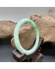 【肌容雪】天然緬甸A貨正陽綠翡翠叮噹鐲 編號415(鐲寬55.4mm#17.5號)