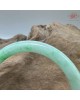 【肌容雪】天然緬甸A貨正陽綠翡翠叮噹鐲 編號415(鐲寬55.4mm#17.5號)