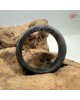 【肌容雪】天然緬甸A貨烏雞翡翠正圈手鐲 編號436(鐲圍54.7mm#17號)