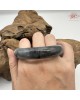 【肌容雪】天然緬甸A貨烏雞翡翠正圈手鐲 編號436(鐲圍54.7mm#17號)