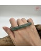 【肌容雪】天然緬甸A貨冰孔雀藍翡翠圓條手鐲 編號437(鐲圍55.0mm#17.5號)
