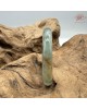 【肌容雪】天然緬甸A貨冰福祿壽翡翠圓條手鐲 編號438(鐲圍53.7mm#17號)