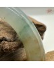 【肌容雪】天然緬甸A貨冰福祿壽翡翠圓條手鐲 編號438(鐲圍53.7mm#17號)