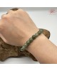 【肌容雪】天然緬甸A貨冰湖水綠翡翠單圈手串 編號439