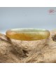 【肌容雪】天然緬甸A貨冰膠黃翡翠正圈手鐲 編號446(鐲圍57.4mm#18號)