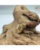 【肌容雪】天然緬甸A貨翡翠彩寶花型吊墜 編號458