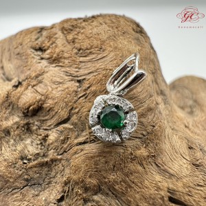 【肌容雪】天然緬甸A貨綠翡翠吊墜 編號464