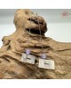 【肌容雪】天然緬甸A貨冰紫翡翠方糖耳針 編號469