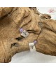 【肌容雪】天然緬甸A貨冰紫翡翠方糖耳針 編號469