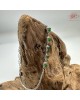 【肌容雪】天然緬甸A貨翡翠螢光綠葫蘆造型手鍊 編號472