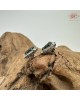 【肌容雪】天然緬甸A貨冰蠟綠翡翠開枝散葉造型耳針 編號483