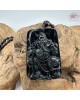 【肌容雪】天然緬甸A貨墨翡翠杜母造型吊牌項鍊 編號487