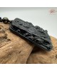 【肌容雪】天然緬甸A貨墨翡翠杜母造型吊牌項鍊 編號487