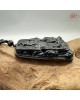 【肌容雪】天然緬甸A貨墨翡翠杜母造型吊牌項鍊 編號487