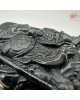【肌容雪】天然緬甸A貨墨翡翠杜母造型吊牌項鍊 編號487