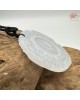 【肌容雪】天然緬甸A貨白翡翠如意運轉吊墜繩 編號488