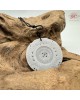 【肌容雪】天然緬甸A貨白翡翠如意運轉吊墜繩 編號488