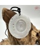 【肌容雪】天然緬甸A貨白翡翠如意運轉吊墜繩 編號488