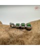 【肌容雪】天然緬甸A貨三圓蠻光綠翡翠吊墜 編號498