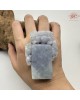 【肌容雪】天然緬甸A貨春彩翡翠龍雕擺件/印章 編號499