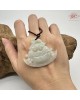 【肌容雪】天然緬甸A貨冰翡翠招財辟邪吉祥物吊墜繩 編號500