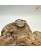 【肌容雪】天然緬甸A貨冰翡翠蛋面可調節戒指 編號503(戒圍17.7mm#12號)