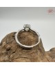 【肌容雪】天然緬甸A貨冰翡翠蛋面可調節戒指 編號504(戒圍19.2mm#15號)