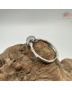 【肌容雪】天然緬甸A貨冰翡翠蛋面可調節戒指 編號504(戒圍19.2mm#15號)