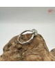 【肌容雪】天然緬甸A貨冰翡翠蛋面可調節戒指 編號504(戒圍19.2mm#15號)
