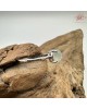 【肌容雪】天然緬甸A貨冰翡翠蛋面可調節戒指 編號504(戒圍19.2mm#15號)
