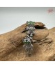 【肌容雪】天然緬甸A貨綠翡翠Q版小老虎造型耳針 編號507