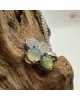 【肌容雪】天然緬甸A貨綠翡翠四葉草造型項鍊 編號511