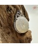 【肌容雪】天然緬甸A貨白冰翡翠平安扣吊墜 編號514