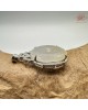 【肌容雪】天然緬甸A貨白冰翡翠平安扣吊墜 編號514