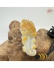 【肌容雪】天然緬甸A貨黃翡貔貅造型吊飾繩 編號515