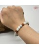 【肌容雪】天然緬甸A貨多彩翡翠單圈手串 編號518